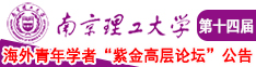 操屄屄骚水视频南京理工大学第十四届海外青年学者紫金论坛诚邀海内外英才！